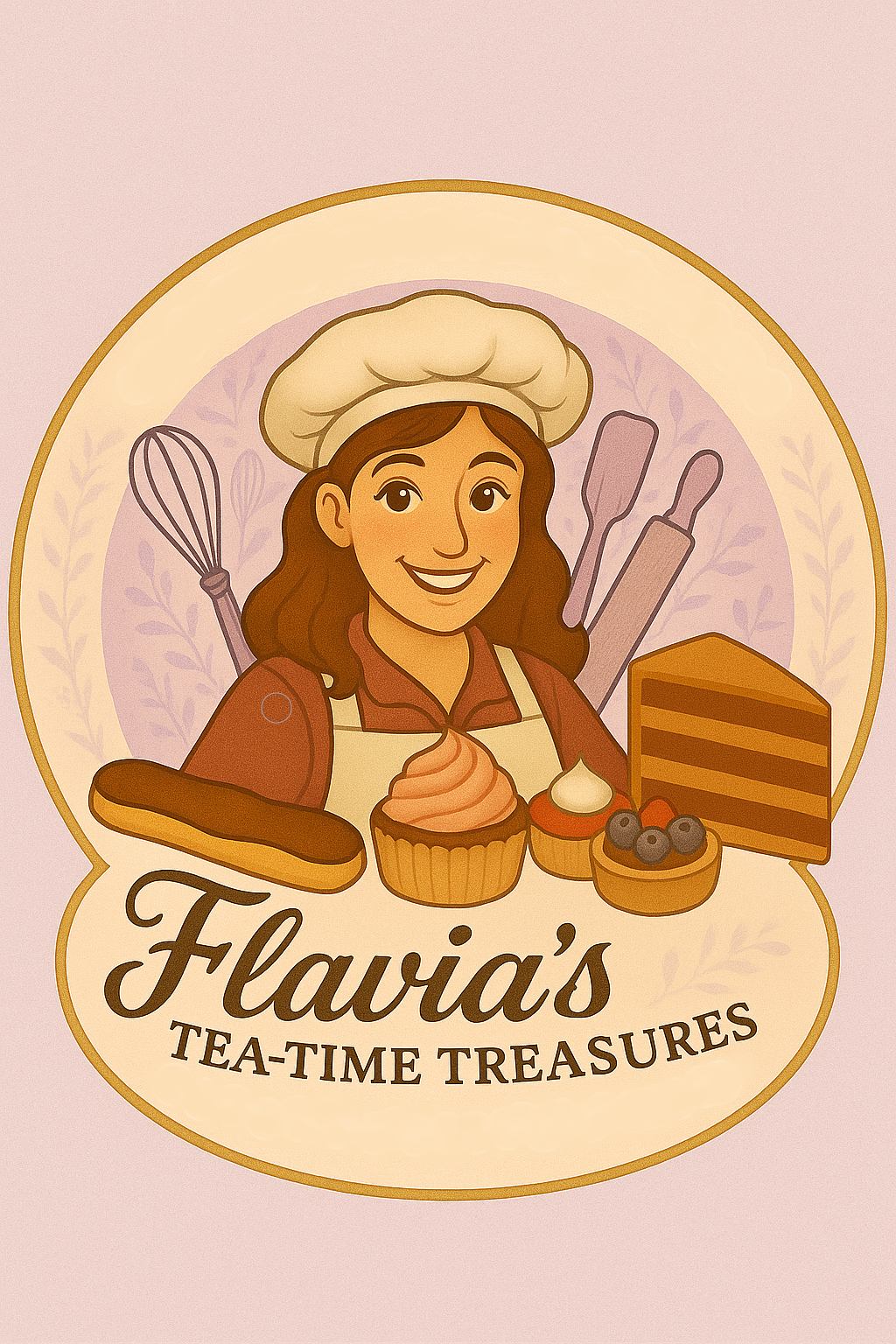 Flavia’s Tea-Time Treasures Logo